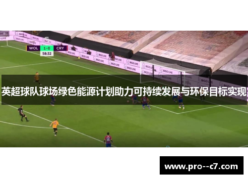 英超球队球场绿色能源计划助力可持续发展与环保目标实现